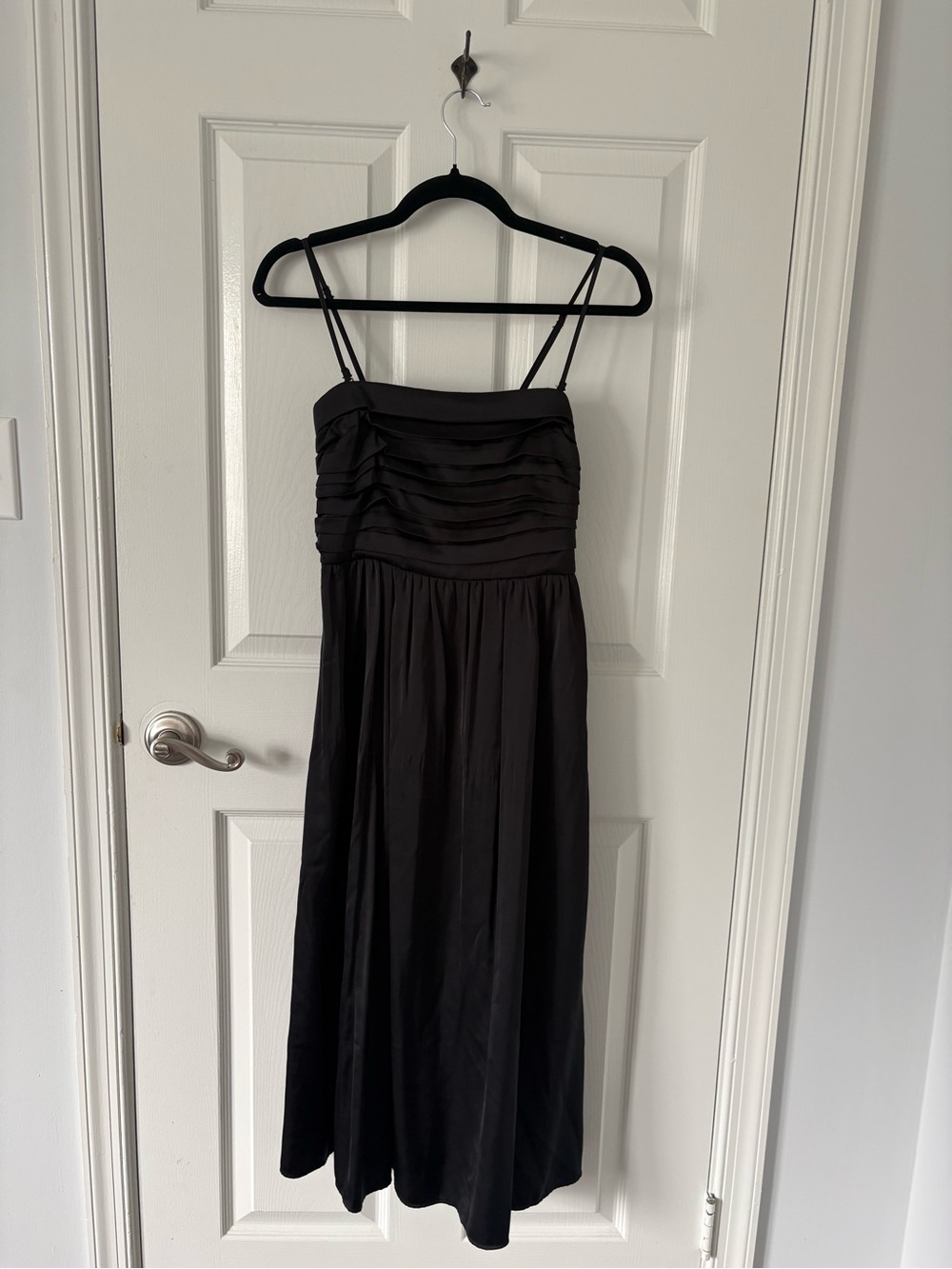 Abercrombie Black Convertible Halter Midi Dress